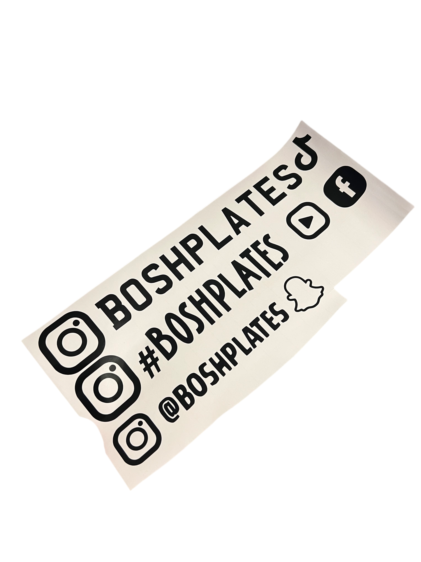 Social Tag Stickers