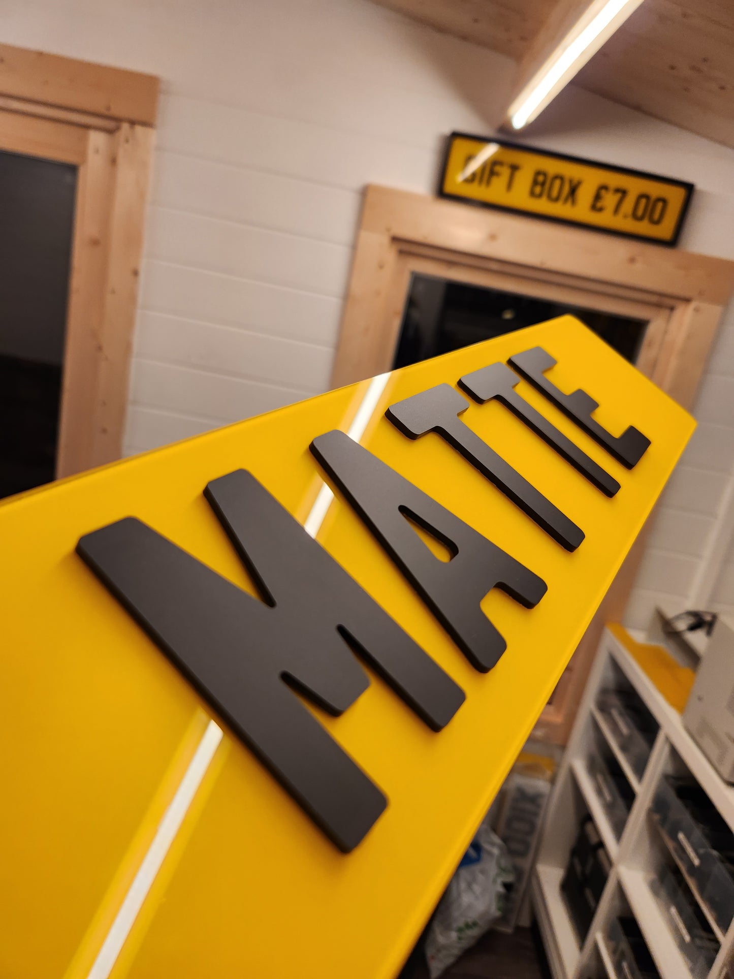 Matte 4D 3mm Acrylic Number Plates