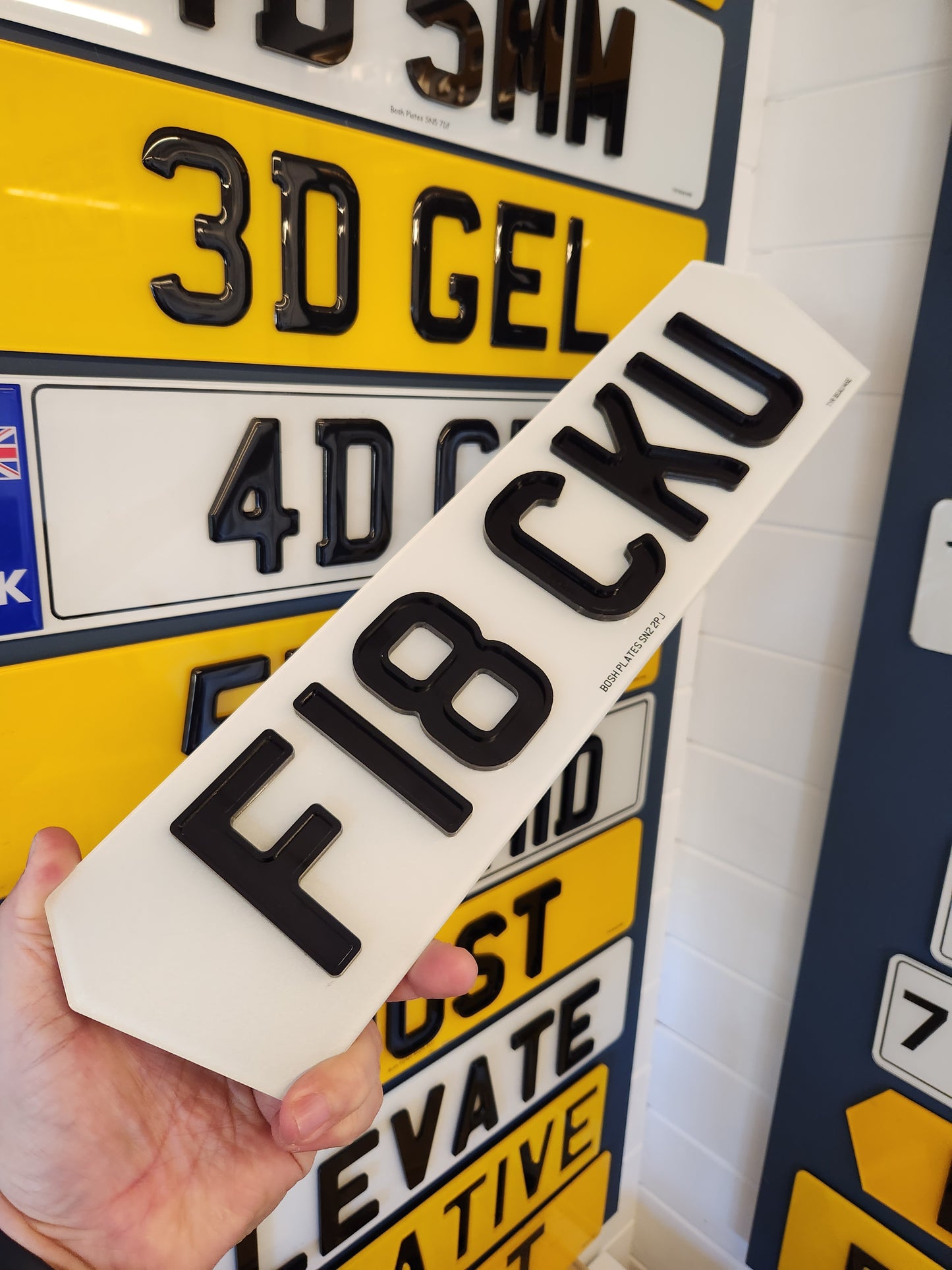 4D Ghost Number Plates