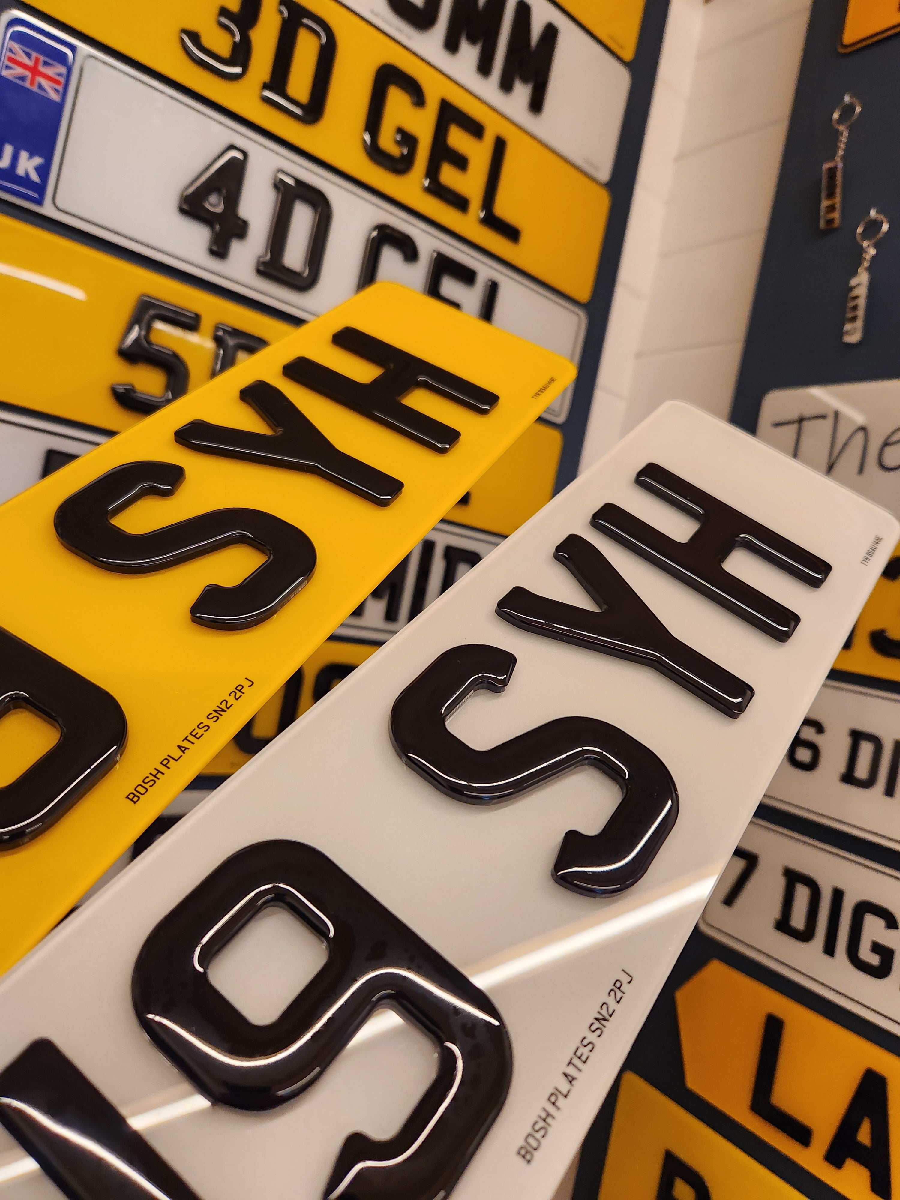 4d Gel Number Plates Bosh Custom Number Plates