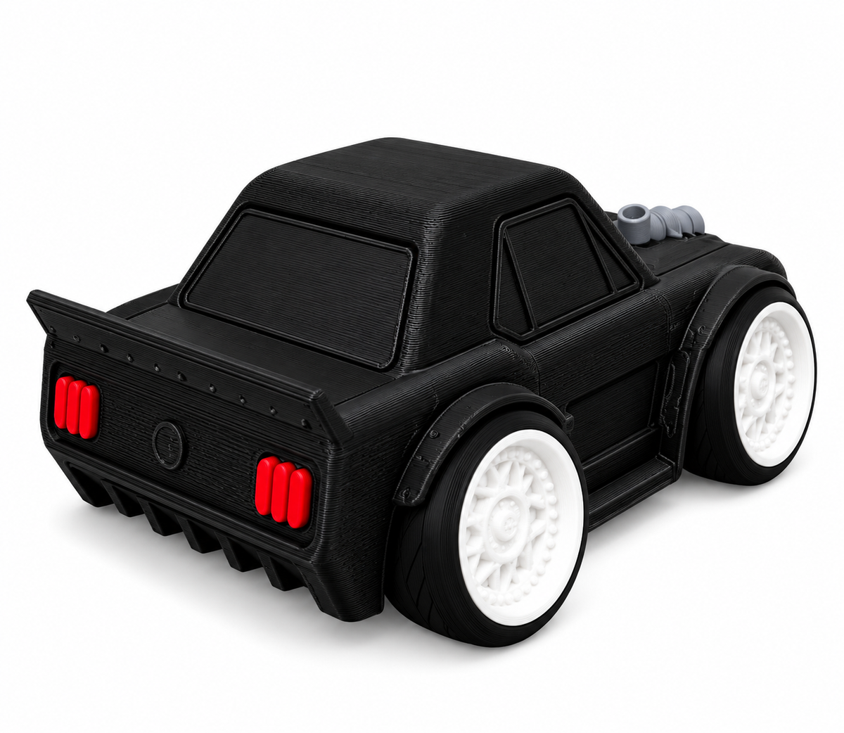 Toon Hoonigan Mustang 3D Printed Model Car