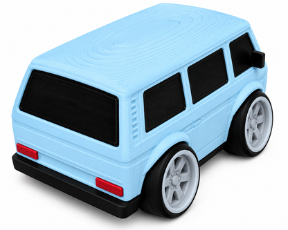 Toon Vw T3 Bus 3D Printed Model Car