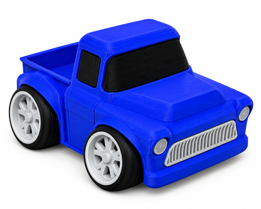 Toon Ford Pickup Truck 3D Printed Model Car