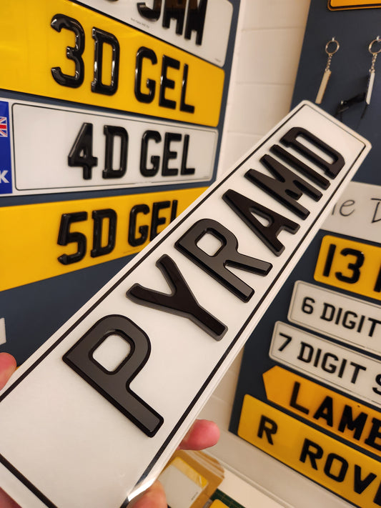 Pyramid Number Plates