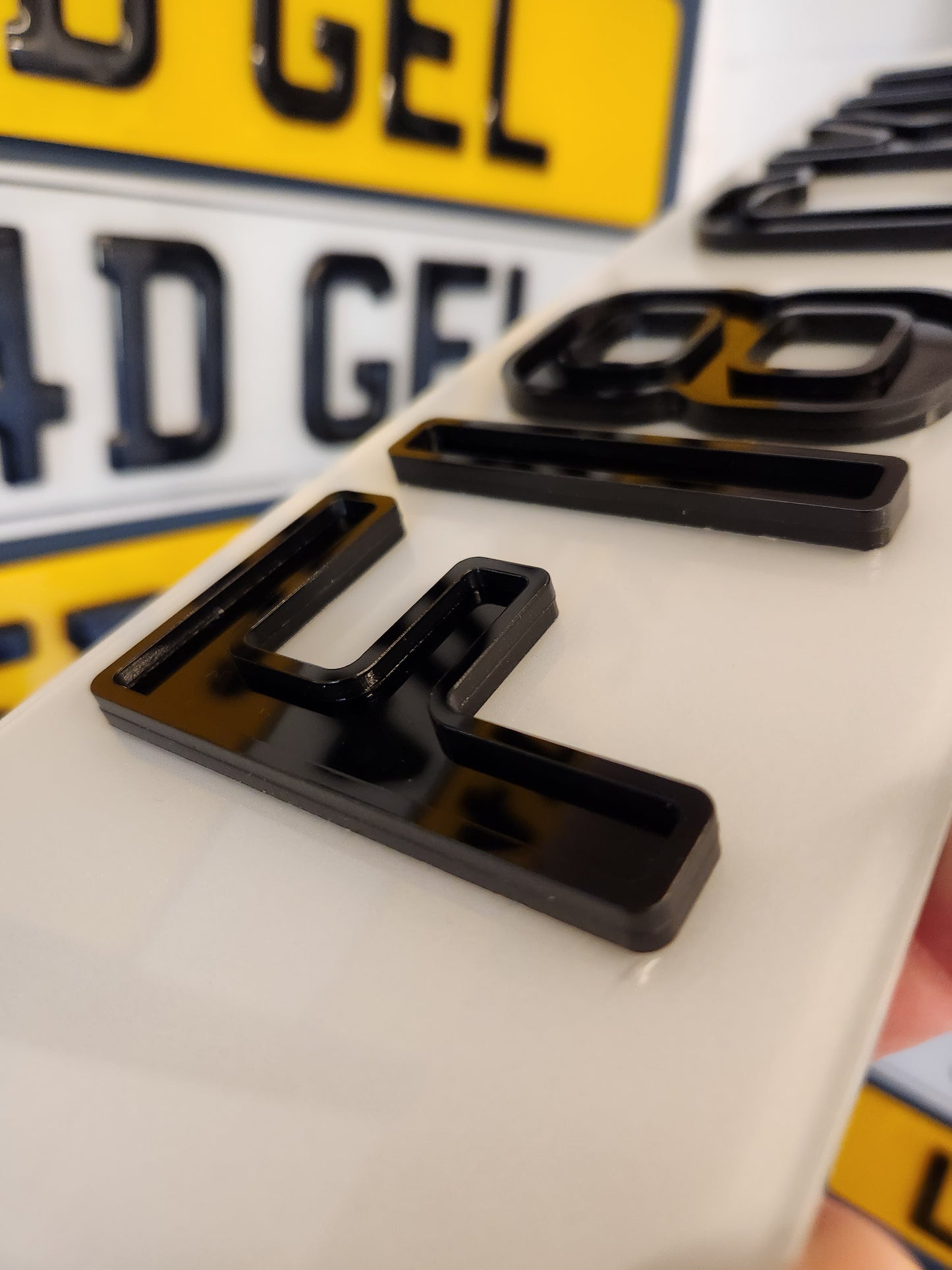 4D Ghost Number Plates