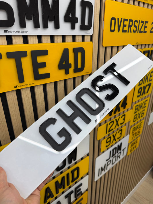 4D Ghost Number Plates