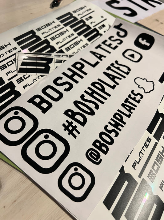 Social Tag Stickers