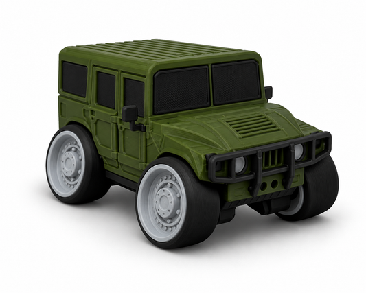 Toon Hummer H1 Humvee 3D Printed Model Car