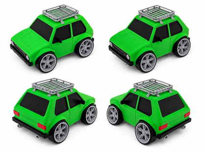 Toon Golf Mk1 3D Printed Model Car