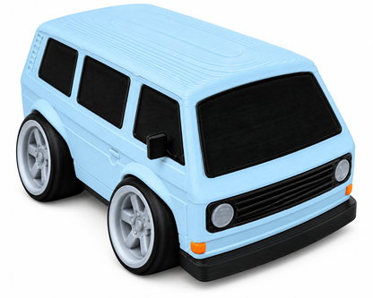 Toon Vw T3 Bus 3D Printed Model Car