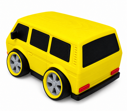 Toon Vw T3 Bus 3D Printed Model Car