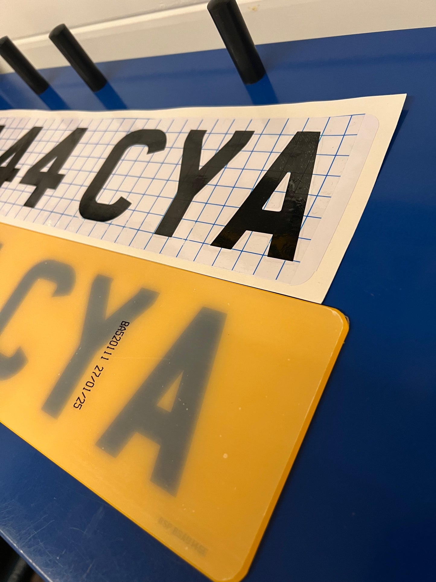 Sticker Number Plates