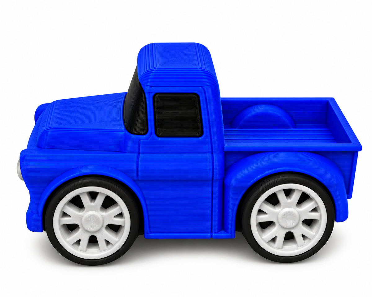 Toon Ford Pickup Truck 3D Printed Model Car