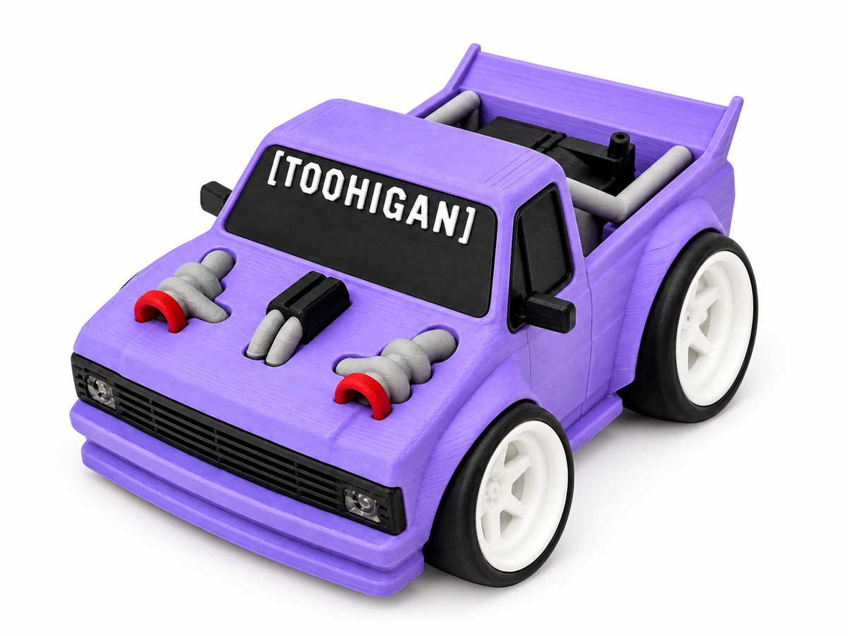 Toon (Hoonigan) Truck 3D Printed Model Car