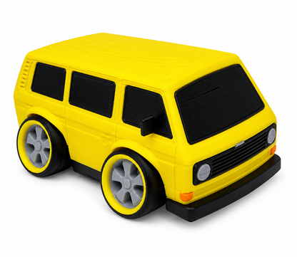 Toon Vw T3 Bus 3D Printed Model Car