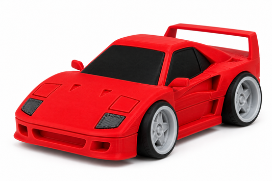 Toon F40 3D Printed Model Car