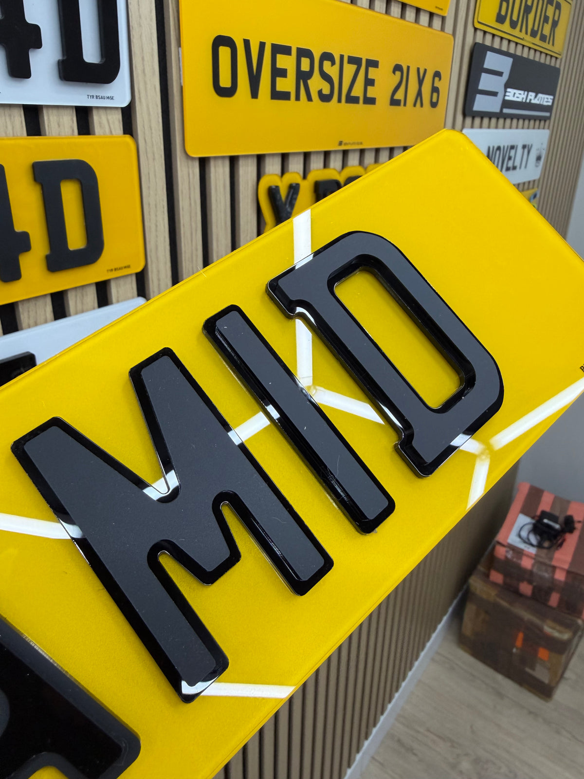 Pyramid Number Plates
