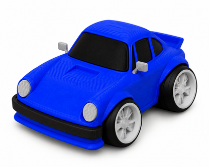 Toon Porsche 911 3D Printed Model Car
