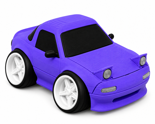 Toon Mazda MX5 Miata 3D Printed Model Car