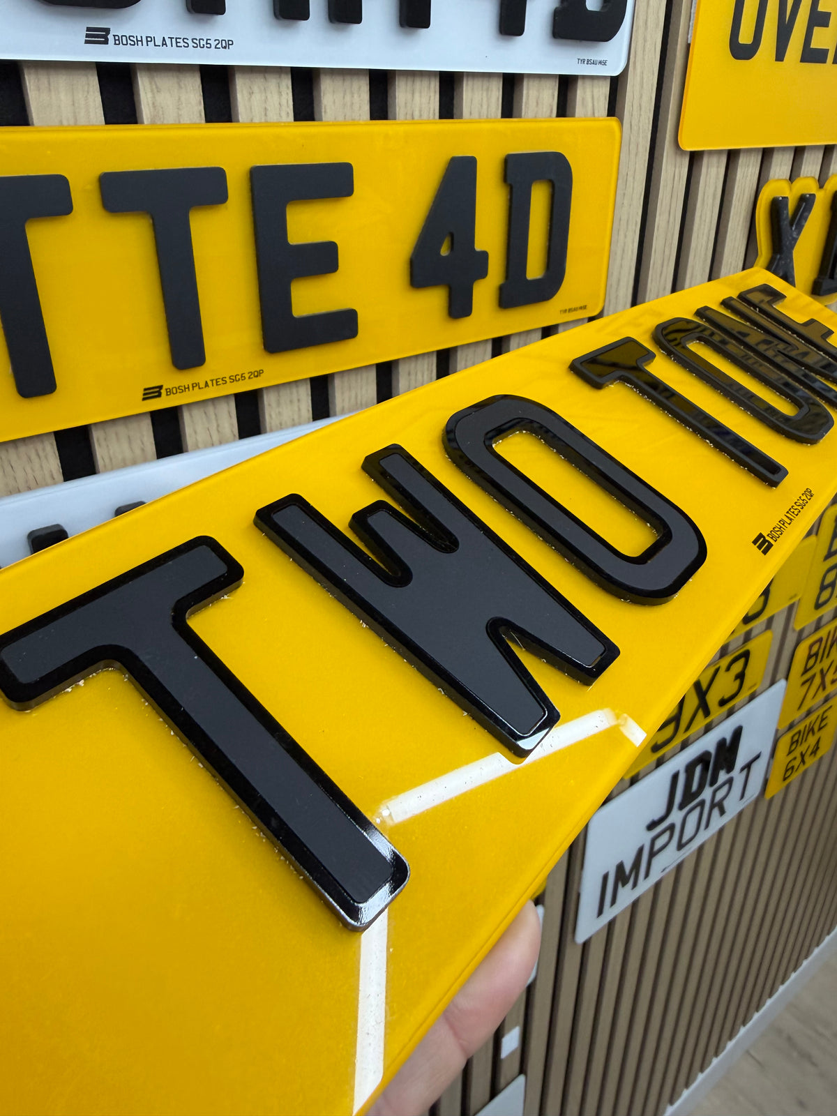 Two Tone Number Plates