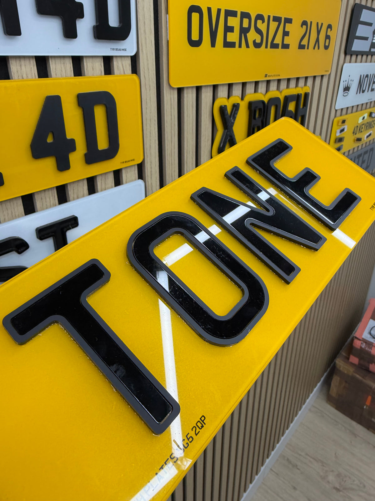 Two Tone Number Plates