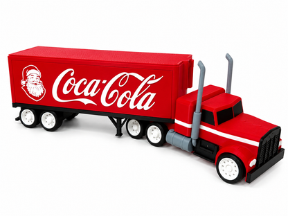 Toon Coca Cola Xmas Truck 3D Printed Model Car