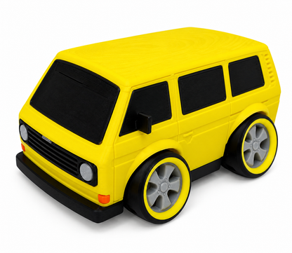 Toon Vw T3 Bus 3D Printed Model Car