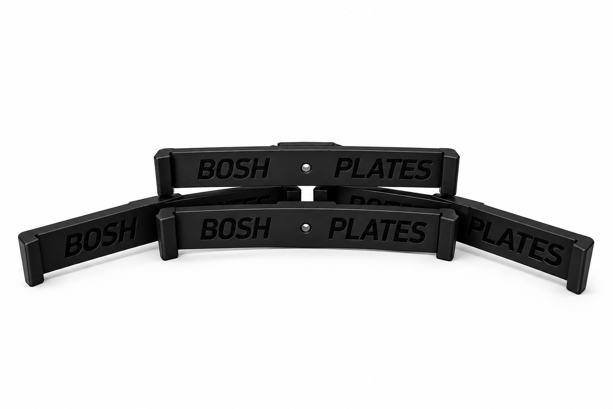 Quick-Release Number Plate Clip fixings