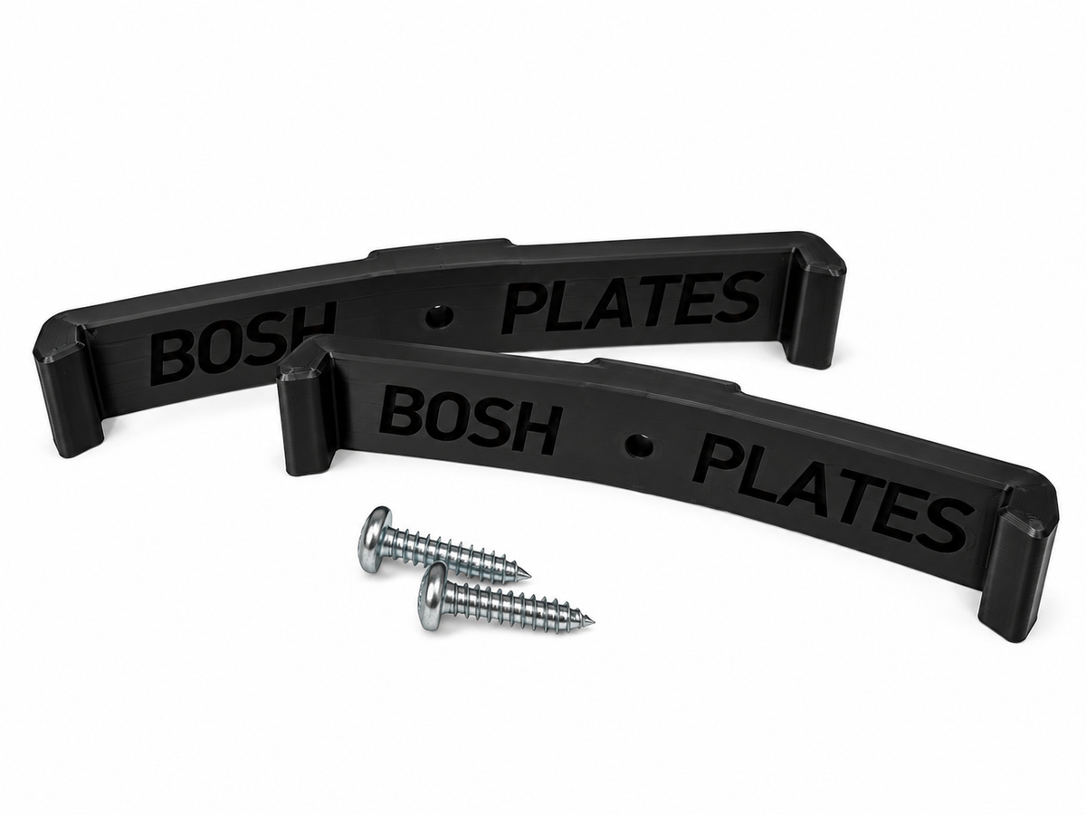 Quick-Release Number Plate Clip fixings