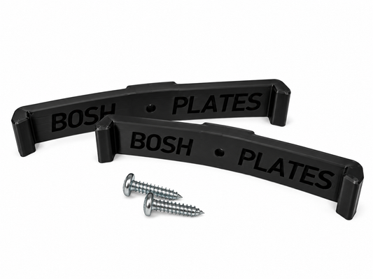 Quick-Release Number Plate Clip fixings