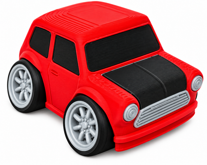 Toon Classic Mini 3D Printed Model Car