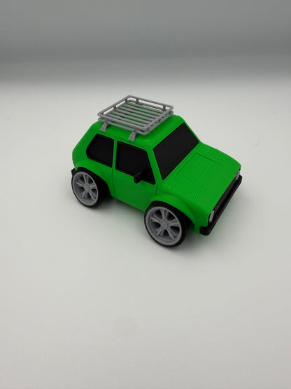 Toon Golf Mk1 3D Printed Model Car