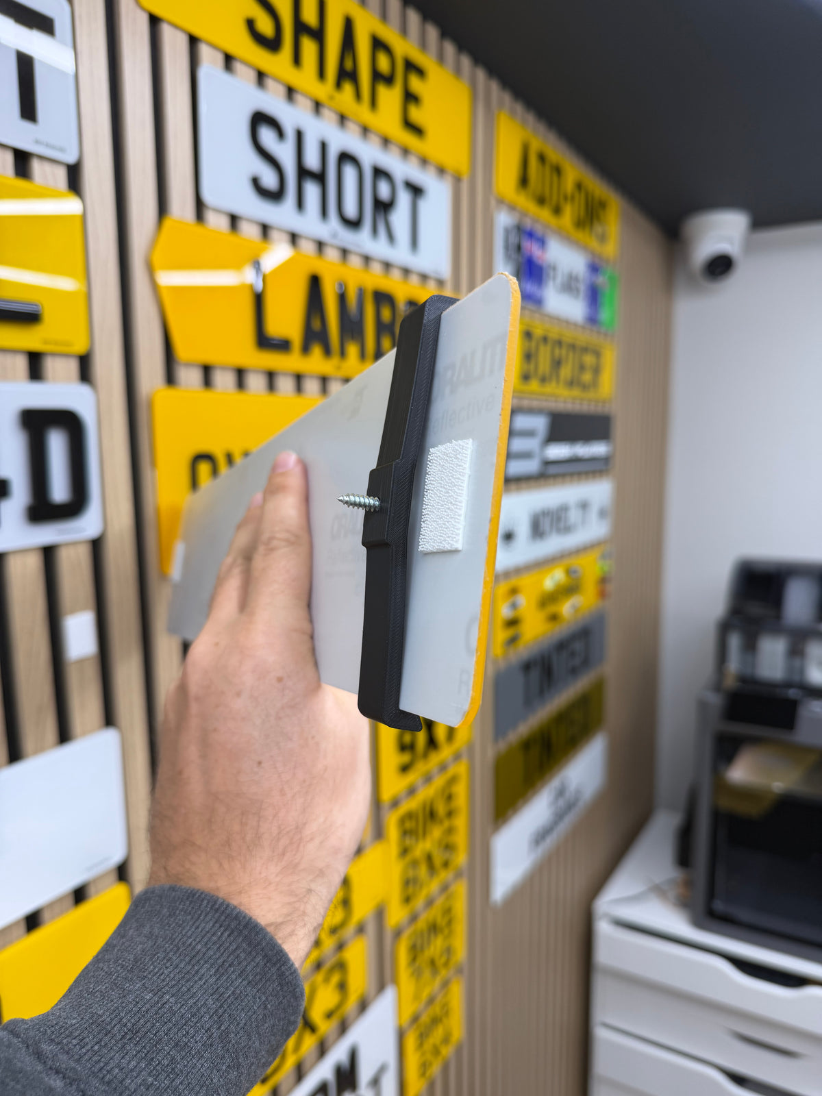 Quick-Release Number Plate Clip fixings