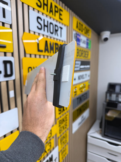 Quick-Release Number Plate Clip fixings