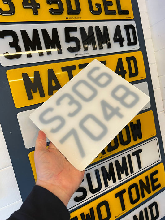 Caravan/Trailer Towing Number Plate