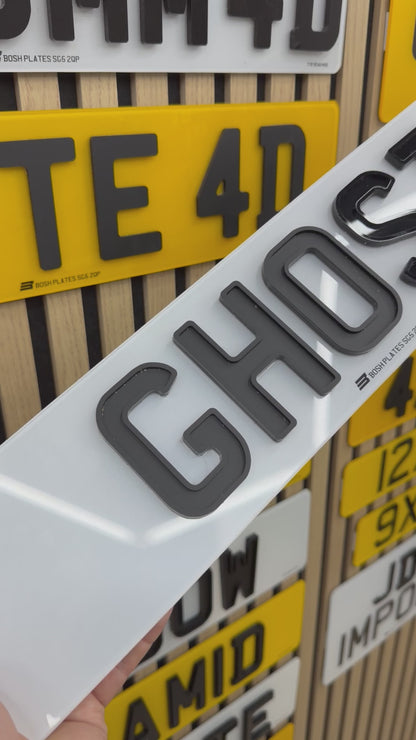 4D Ghost Number Plates